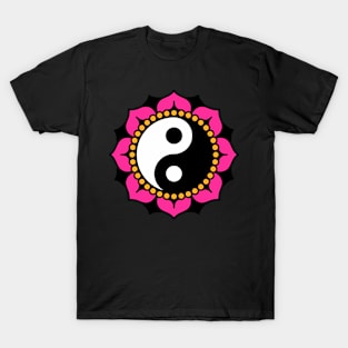 Yinyang lotus T-Shirt